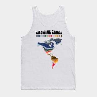 Plant growing zones North & South America Tank Top